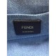 Fendi By The Way Mini Boston bag Denim Light Blue High