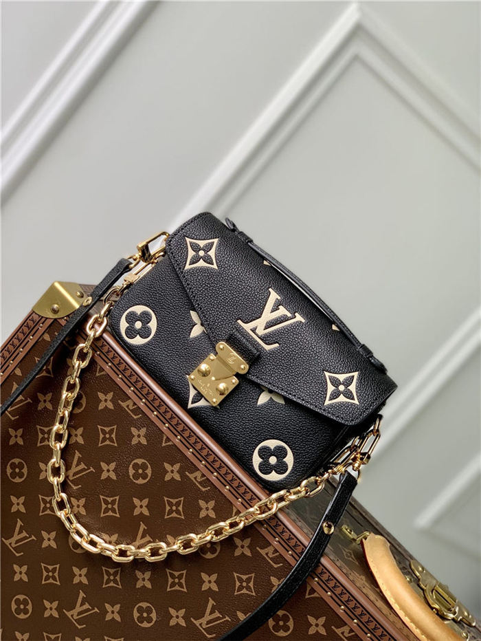 Louis Vuitton POCHETTE MÉTIS EAST WEST Monogram Empreinte embossed cowhide leather M46596 High