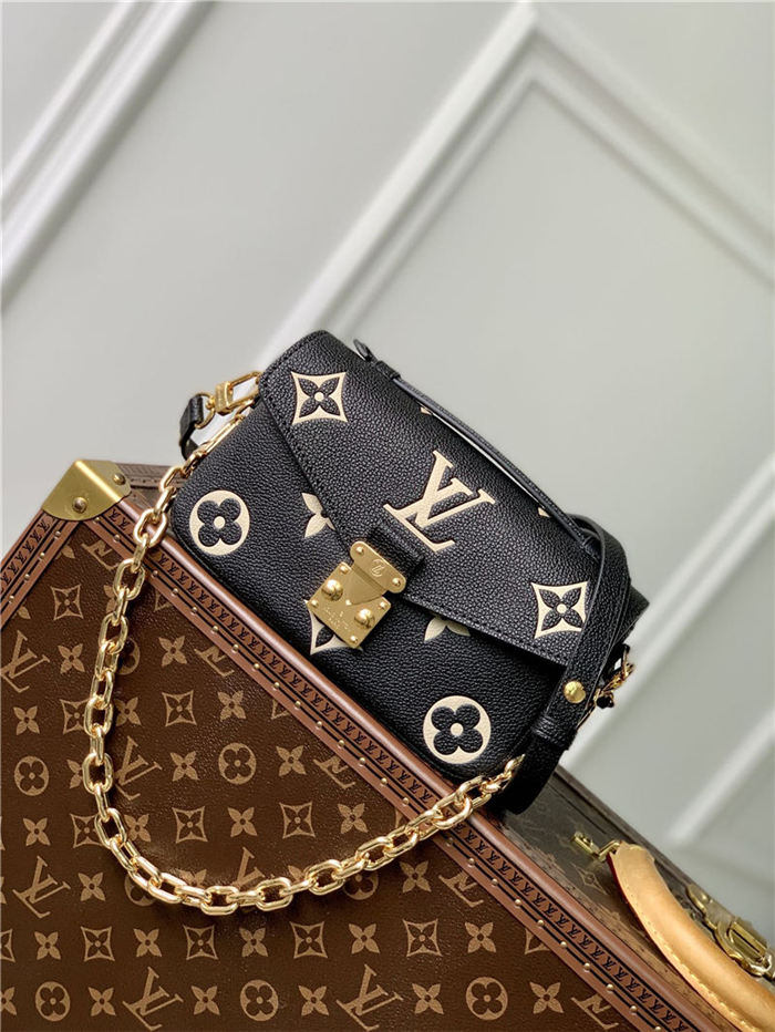 Louis Vuitton POCHETTE MÉTIS EAST WEST Monogram Empreinte embossed cowhide leather M46596 High