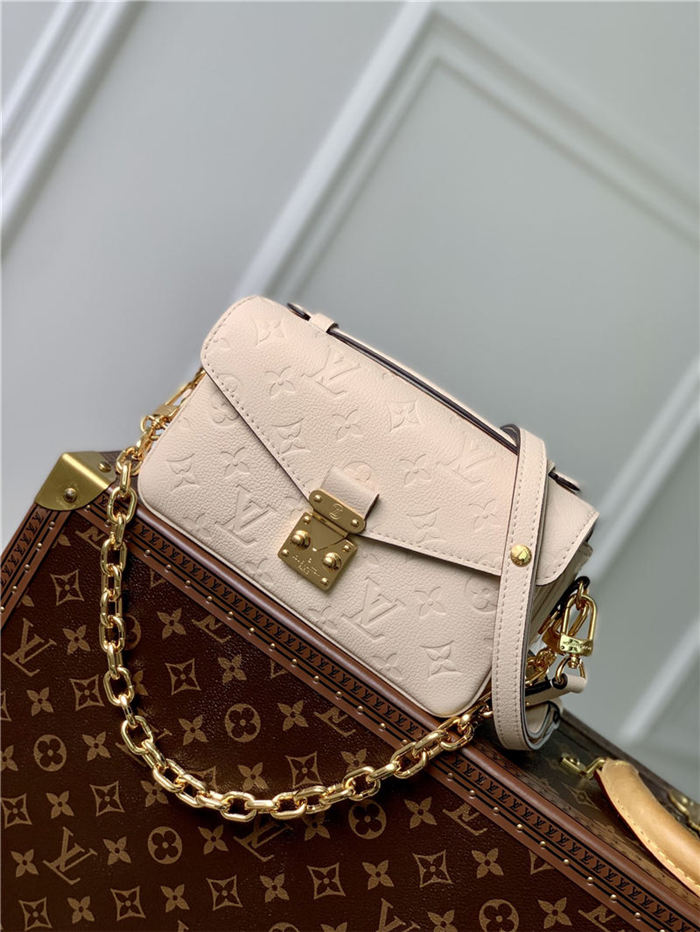 Louis Vuitton POCHETTE MÉTIS EAST WEST Monogram Empreinte embossed cowhide leather M22942 High