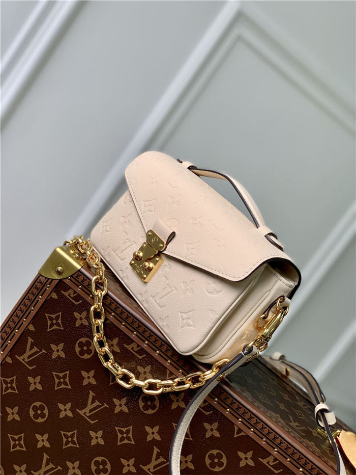 Louis Vuitton POCHETTE MÉTIS EAST WEST Monogram Empreinte embossed cowhide leather M22942 High