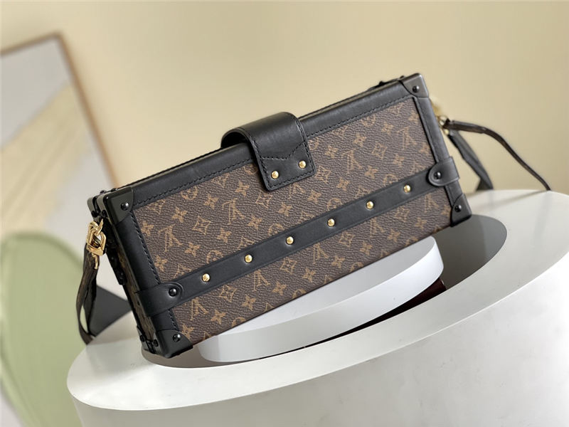 Louis Vuitton PETITE MALLE East West Monogram coated canvas M20847 Shiny-Gold High