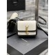 SOLFERINO SMALL SATCHEL IN BOX SAINT LAURENT LEATHER Black/White High