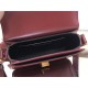 SOLFERINO SMALL SATCHEL IN BOX SAINT LAURENT LEATHER Burgundy High