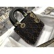 MINI LADY Dior BAG Cannage Calfskin with Beaded Embroidery High