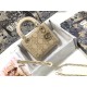 MINI LADY Dior BAG Cannage Calfskin with Beaded Embroidery High