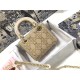 MINI LADY Dior BAG Cannage Calfskin with Beaded Embroidery High