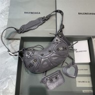 WOMEN'S LE CAGOLE XS SHOULDER BAG IN Grey High