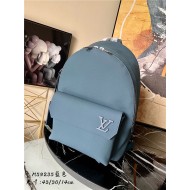 Louis Vuitton BACKPACK M57079 Aerogram leather Grey Green High