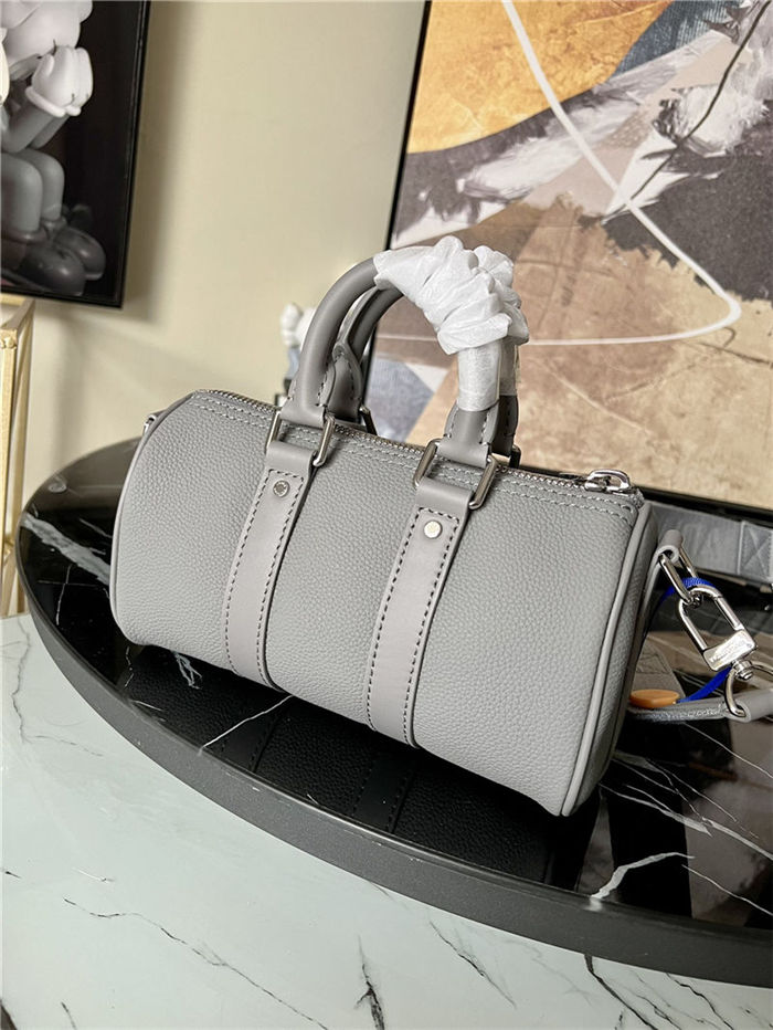 Louis Vuitton Keepall XS Aerogram cowhide leather M80950 Grey High