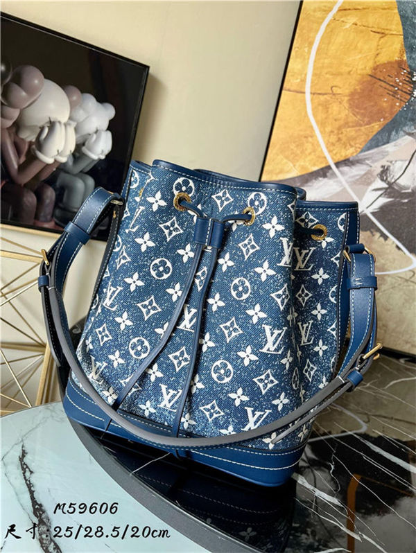 Louis Vuitton Petit Noé Denim M59606 High