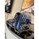 Louis Vuitton DAUPHINE MM BAG Denim Blue High