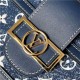 Louis Vuitton DAUPHINE MM BAG Denim Blue High