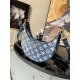 Louis Vuitton ODEO PM Shoulder Bag Denim Blue M81166 High