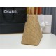 Chanel Vintage Hobo Bag Grained Calfskin AS0814 Beige High