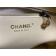 Chanel Vintage Hobo Bag Grained Calfskin AS0814 Beige High