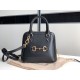 Gucci Horsebit 1955 mini top handle bag Black high