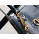 Gucci Horsebit 1955 mini top handle bag Black high