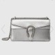 DIONYSUS GG SMALL SHOULDER BAG 400249 Leather Silver high