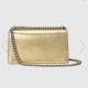 DIONYSUS GG SMALL SHOULDER BAG 400249 Leather Gold high