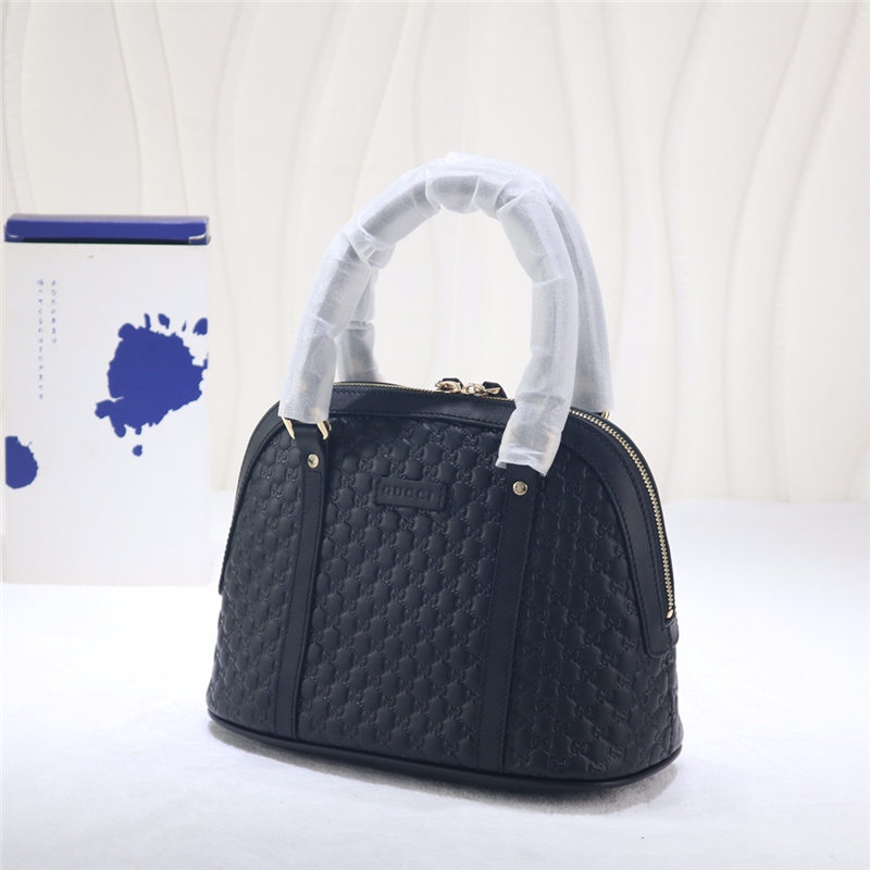 Gucci Mini Dome Handbag 449654 Black High