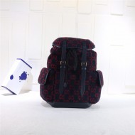 Gucci Wool Backpack 598184 Red High