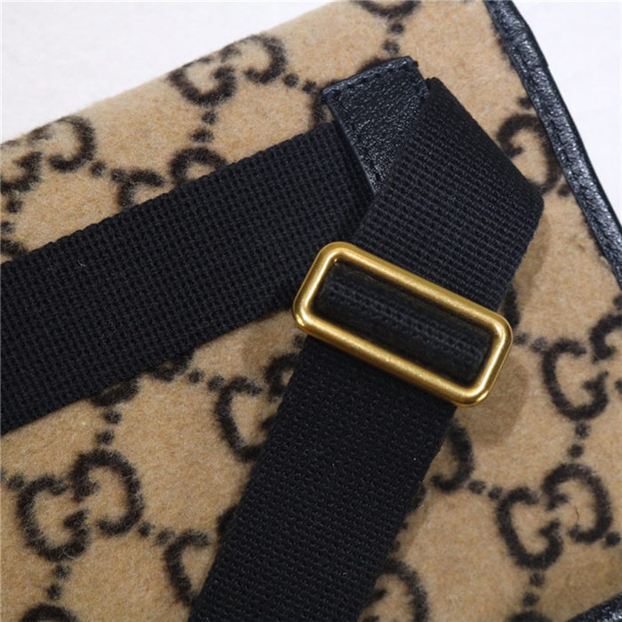 Gucci belt bag Wool 598181 Beige High