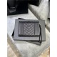 MONOGRAM CLUTCH IN MIX MATELASSÉ GRAIN DE POUDRE EMBOSSED LEATHER Black High