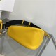 Prada Triangle shoulder bag Leather Yellow High