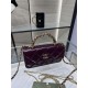 Chanel FLAP PHONE HOLDER WITH CHAIN AP4167 Shiny Lambskin & Gold-Tone Metal Burgundy High