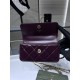 Chanel FLAP PHONE HOLDER WITH CHAIN AP4167 Shiny Lambskin & Gold-Tone Metal Burgundy High