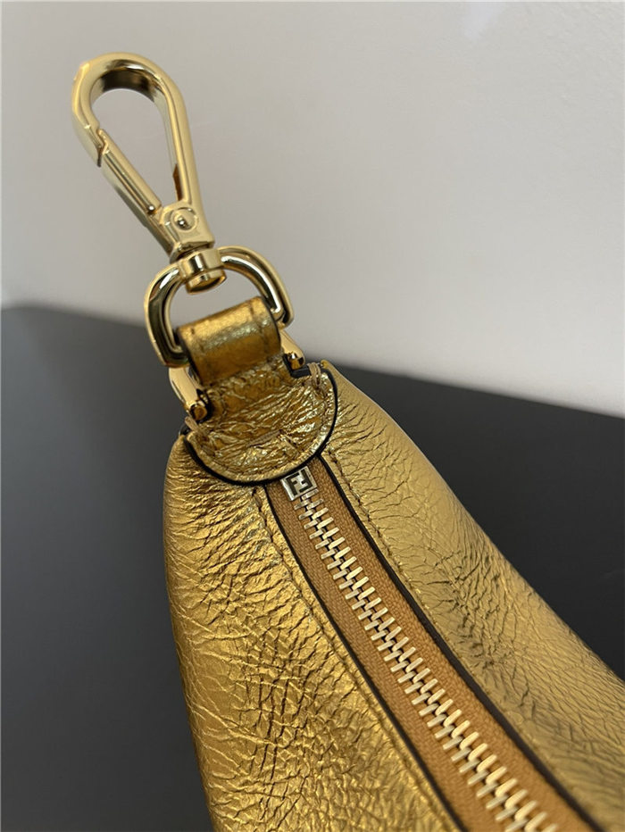 Fendigraphy Nano Leather Bag Gold High