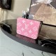 Louis Vuitton ZIPPY COIN PURSE Monogram jacquard denim Pink M81185 High