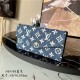 Louis Vuitton SARAH WALLET Monogram jacquard denim Blue M81183 High