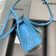 WOMEN'S HOURGLASS XS TOP HANDLE BAG Crocodile Sky Blue High