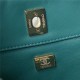 HOBO HANDBAG AS3153 Lambskin & Gold-Tone Metal Green A