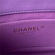 Chanel BUCKET BAG AS3116 Lambskin Enamel & Gold-Tone Metal Purple A