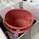 Chanel BUCKET BAG AS3116 Lambskin Enamel & Gold-Tone Metal Coral A