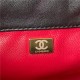 Chanel BUCKET BAG AS3116 Lambskin Enamel & Gold-Tone Metal Black A