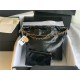 Chanel 22 SMALL HANDBAG Shiny Calfskin & Gold-Tone Metal AS3260 Black High