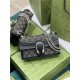 DIONYSUS SMALL RECTANGULAR BAG 499623 Denim Black high