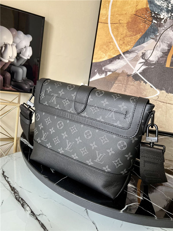 Louis Vuitton SAUMUR MESSENGER Monogram Eclipse M45911 High