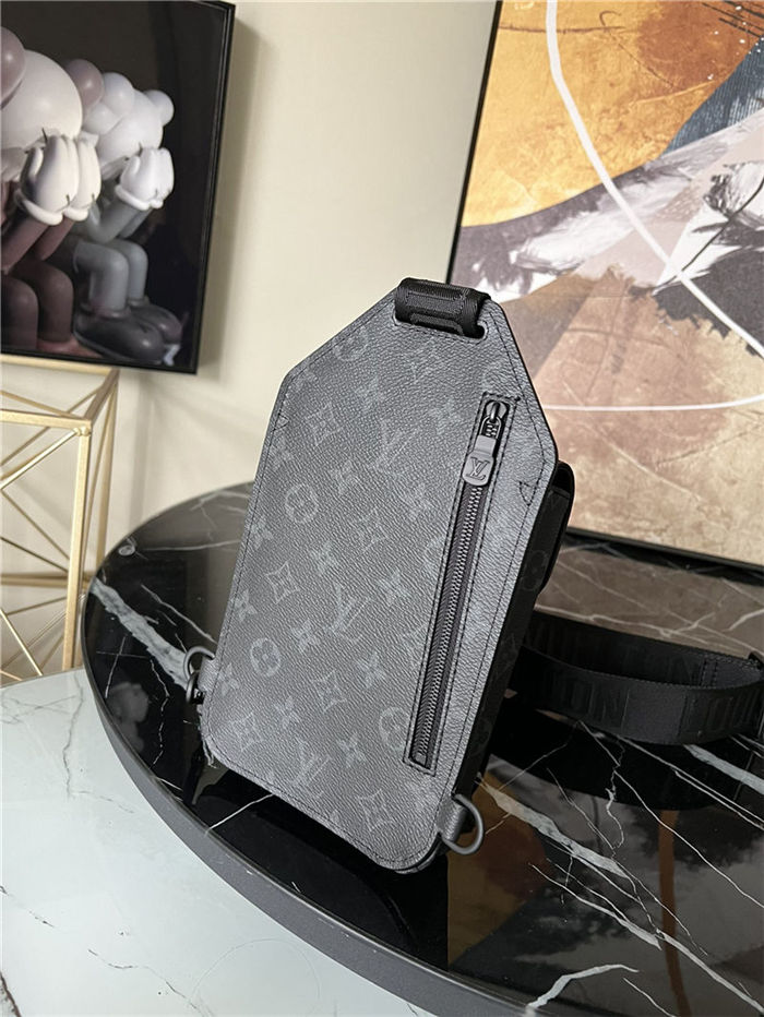 Louis Vuitton SAUMUR SLINGBAG Monogram Eclipse M45912 High