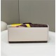 MEDIUM Fendi SUNSHINE FF glazed fabric shopper with inlay High