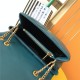 LOULOU SMALL IN MATELASSÉ “Y” LEATHER Gold-Tone SEA TURQUOISE High