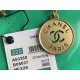 Chanel 22 SMALL HANDBAG Shiny Calfskin & Gold-Tone Metal AS3260 Green High