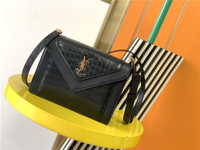 GABY MINI SATCHEL IN Crocodile High