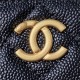 Chanel VANITY WITH CHAIN AP2805 Grained Calfskin & Gold-Tone Metal Black A