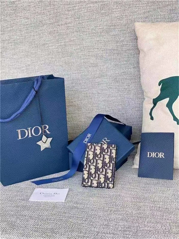 Dior Card Case Dior Oblique Jacquard High