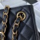 Chanel BUCKET BAG AS3176 Grained Calfskin Gold-Tone Metal Black A